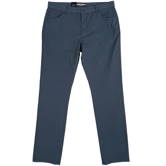 Johnnie O Atlas Pants Mens 34x32 Lake Blue JMPA100060 5-Pocket Stretch New